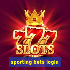 sporting bets login